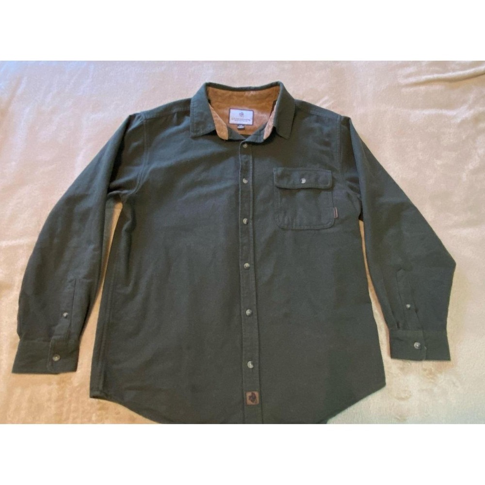 Legendary Shirt Flannel Men Large Pocket Button sku12
